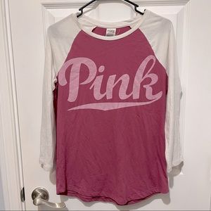 Pink Victoria Secret long sleeve top